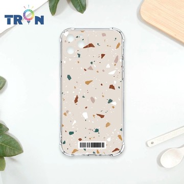 TRON IPhone 11 PRO MAX 彩色幾何小磨石子B款 四角防摔載具殼 軟殼 手機殼