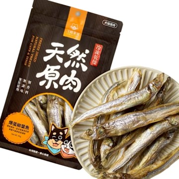 DOG CATSTAR汪喵星球-汪喵冷凍乾燥小零嘴-爆蛋柳葉魚 40g (SN541) x 4入組 (購買第二件贈送寵物玩具x1包)