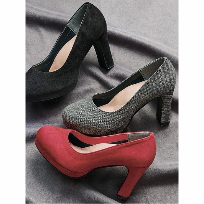 大きいサイズ 4ｅ相当 幅広ゆったりハイヒールパンプス 大きいサイズ シューズ 靴 レディース 通販 Lineポイント最大get Lineショッピング