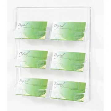 【文具通】Deflect-o 迪多 名片架-壁掛式6格 DT70601【APP滿額下單4%點數(單一帳號最高1000點)】7/31止