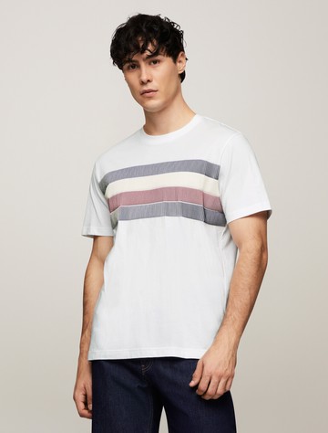 對比色旗幟標誌寬鬆 T 恤