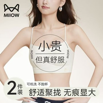 無痕美背吊帶內衣 交叉式細肩帶內衣女 小胸聚攏上託性感文胸 固定一體杯胸罩 輕薄透氣舒適親膚胸罩 立體塑形內衣