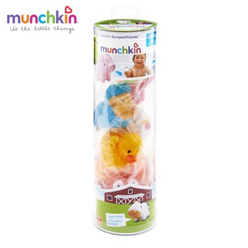 Munchkin滿趣健-動物農場噴水洗澡玩具8入(兒童洗澡玩具)