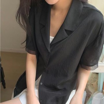 正韓襯衫 涼感短袖襯衫CPC1006-創翊韓都