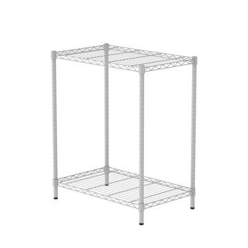 特力屋 烤漆二層架寬75*深46*高90公分(白)