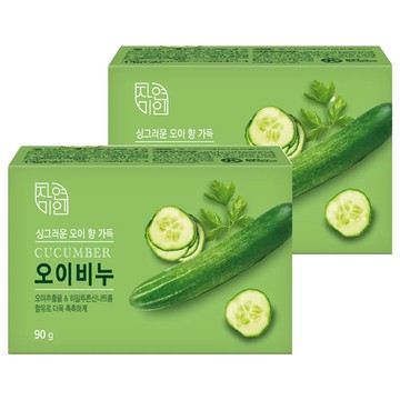 MUGUNGHWA 無窮花 Natural-Beauty 小黃瓜香皂 4個  360g  2盒