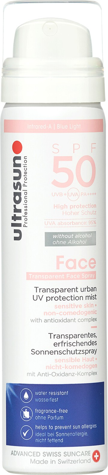 Ultrasun Face and Scalp UV Protection Mist SPF50 75ml