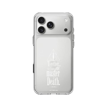 iPhone 17 Pro Max Clear Case（相機按鈕） 透明 - 哈利波特 Harry Potter - 死神的聖物