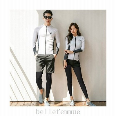 水着 ラッシュガード セット レディース メンズ 水着 長袖 ラッシュ ガード 上下セット ペア 水着 カップル おしゃれ ママ 通販 Lineポイント最大get Lineショッピング