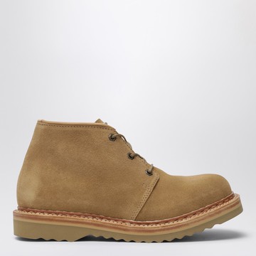 Beige suede chukka boots