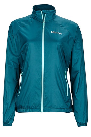 ├登山樂┤美國Marmot土撥鼠 W Ether DriClime 女款輕量風衣 深青 #56110-2209