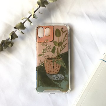 植物手工手機殼