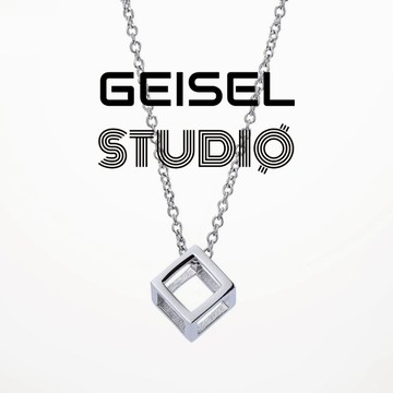 【GEISEL】韓系簡約鏤空立體項鍊 時尚潮男項鍊 男項鍊 東大門項鍊 藝人款項鍊 西哈項鍊(B-020)