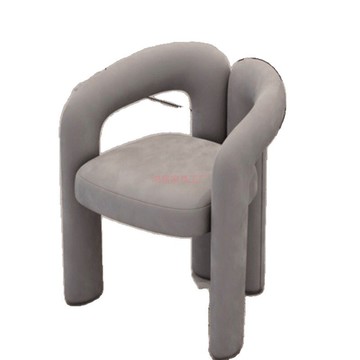 現代簡約美容院服裝店單人客廳洽談桌椅組合休息區接待沙發【0113103DD】