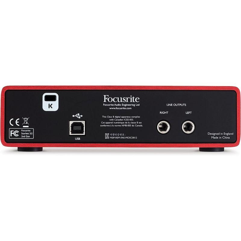 Focusrite フォーカスライト オーディオインターフェイス 2イン 2アウト 24bit 192kHz Scarlett 2i2 (2