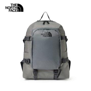The North Face 官方旗艦 北面男女款灰色休閒後背包｜8DJJ0UZ 筆電包/登山包