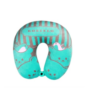 Robinlo 品牌專屬頸枕 藍綠色
