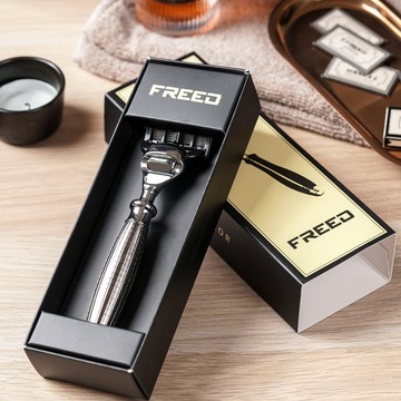 【FREED】蝕刻系列 - 五刀式刮鬍刀 - 手雷款 客製化刻字 生日