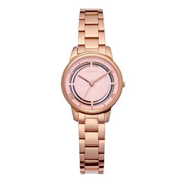 GOTO-懷舊系列-壓花玻璃-海棠花-女-莫蘭迪粉