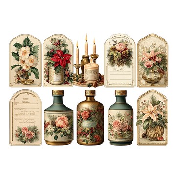 【10月新品3】20-104-0069 裁切紙・拼貼素材