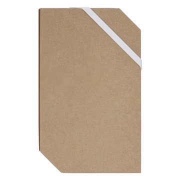 隨手書籤本 M-空白 W13 H21 cm / 188 頁 再生環保紙  褐色  1本