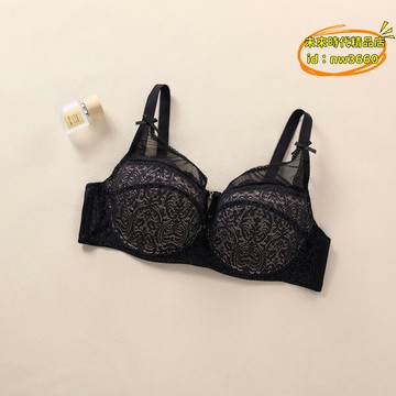 優選！！【台灣現貨】大碼薄棉調整型文胸蕾絲性感爆款bra有鋼圈女士內衣
