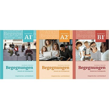 【德文】Begegnungen Deutsch als Fremdsprache, Integriertes Kurs- und Arbeitsbuch A1+/A2+/B1+  華通書坊/姆斯