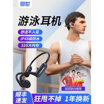 園世x18pro骨傳導游泳耳機運動藍牙專業防水無線跑步不入耳掛耳式