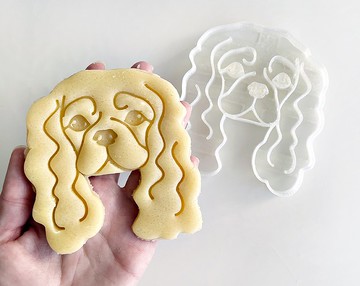 騎士查理王小獵犬餅乾模具