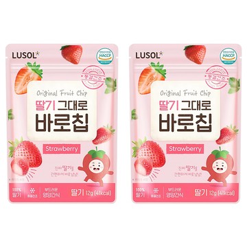 LUSOL 草莓果乾  12g  2包