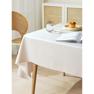 北歐pu桌布布藝防水防油免洗北歐ins網紅長方形餐桌布茶幾桌墊