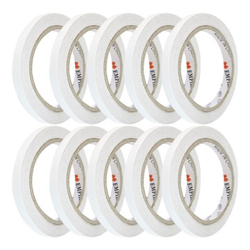 EMPIRE 雙面膠帶  白色 半透明  10個