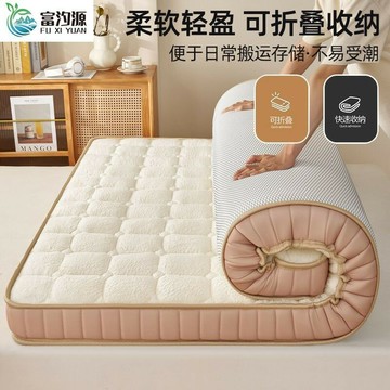 【店家優選】家被褥羊羔绒床垫上下铺宿舍床垫保暖软铺底