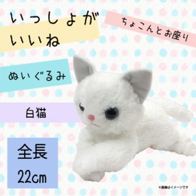 いっしょがいいね ぬいぐるみ ビーンズ 白猫 4398 絵本作家 渡辺あきお ねこ 寝そべりポーズ くたくた ふわふわ 内藤デザイン 通販 Lineポイント最大1 0 Get Lineショッピング