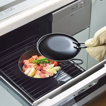 日本珍珠金屬 日本製單手柄鑄鐵平底鍋20cm