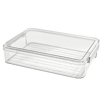 小麥購物 文件收納盒 L201 高款  1層  透明色