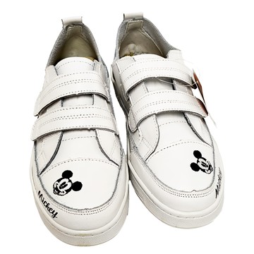 BORUI 柏睿鞋業 米奇經典造型休閒鞋 122468  24.5  白色