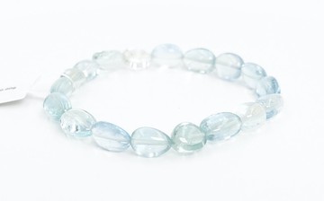 寶麗金珠寶-天然海水藍寶手鍊