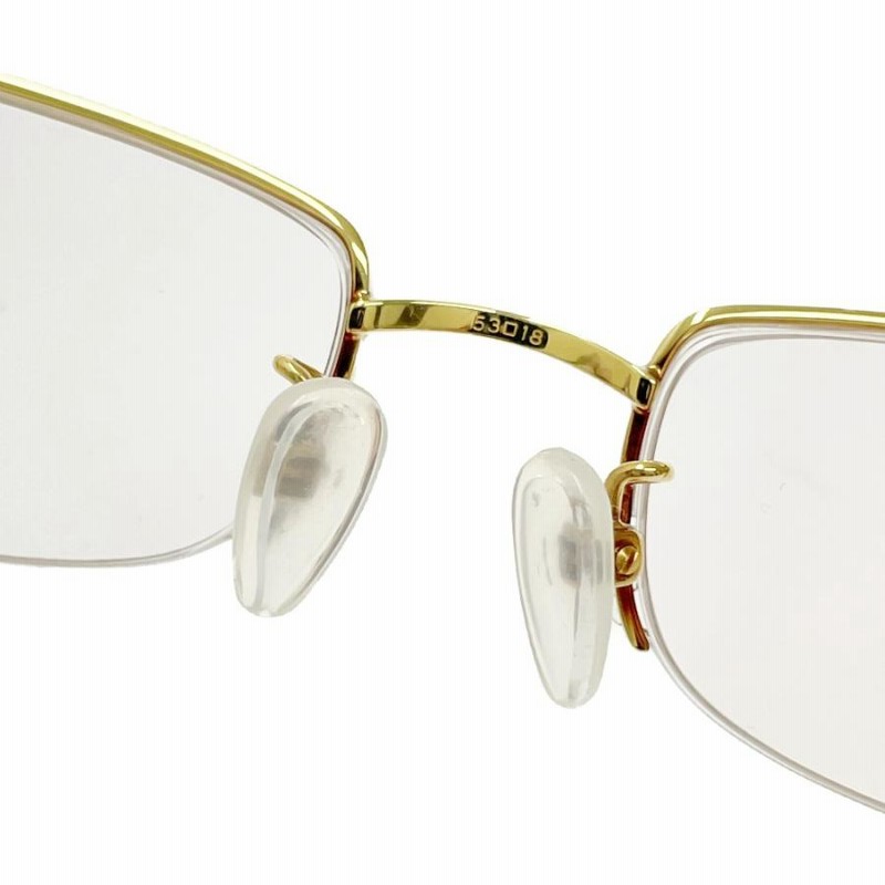 PRADA K18 ゴールド眼鏡 PRADA プラダ K18イエローゴールド 度入り VPR56DK 53□18 135