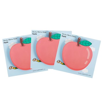 Super Ssaem 造型便利貼 蘋果  50張  3個