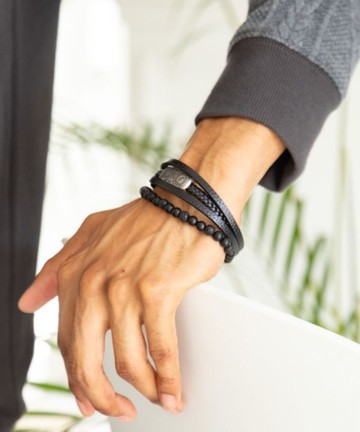 【熱門預購】夏威夷風格皮革手鍊  (2色) 42CZ5305