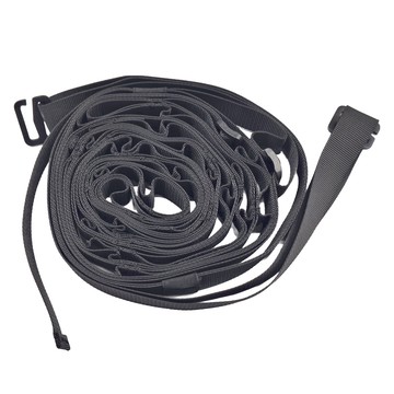 Forest Outdoor 群森戶外 軍風天幕掛物繩 附掛帶 黑色  700 x 2.5cm