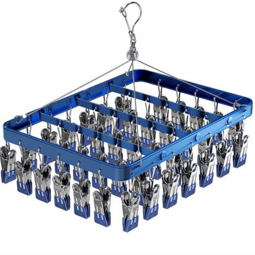 APEX｜ 多功能鋁合金晾曬架36夾  (晾衣夾 曬衣架 曬襪架 內衣夾 毛巾架 襪夾襪架)