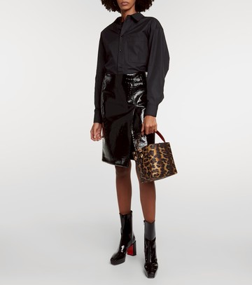 Christian Louboutin Cabachic Mini satin bucket bag