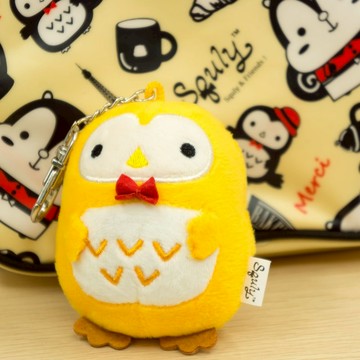 貓頭鷹 Owky 毛公仔 毛絨 匙扣 F004SQT