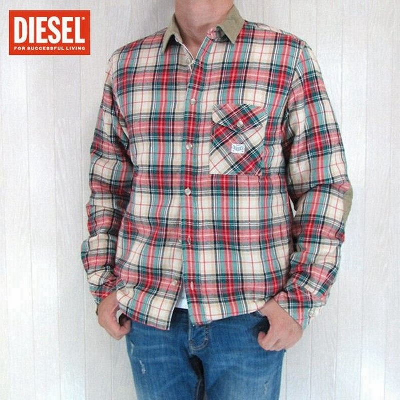 ディーゼル Diesel シャツ メンズ トップス 長袖 アメカジ カジュアル S Deepaic ベージュ サイズ Xs S M 通販 Lineポイント最大0 5 Get Lineショッピング