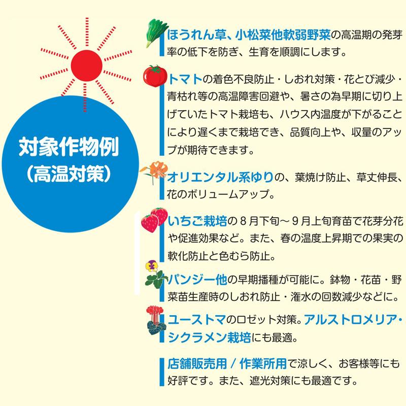 2m x 100m 白 遮光率30~35% タキイホワイトTW 遮光ネット TW30 寒冷紗 タキイ種苗 タS