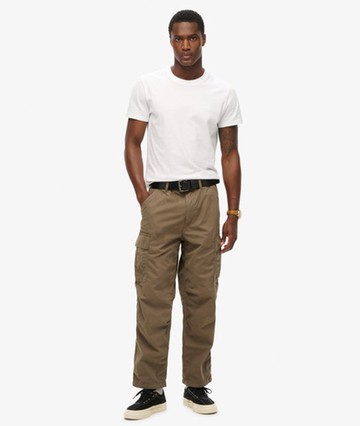 Superdry Men's Men's Organic Cotton Vintage Parachute Cargo Pants Khaki / Dark Khaki - Size: 30/32