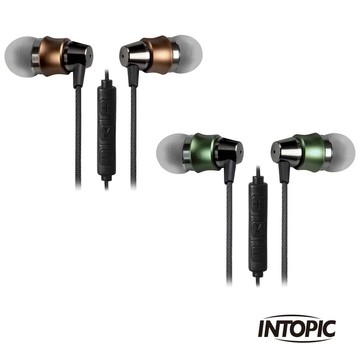 【INTOPIC 廣鼎】JAZZ-I112 入耳式 鋁合金 耳機麥克風