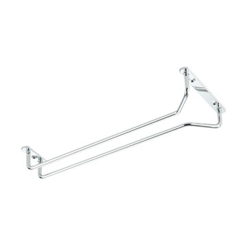 單排高腳杯架-長 #304 不鏽鋼 尺寸: W387*D150*H40MM  銀色  1個